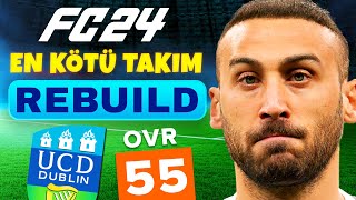 DÜNYANIN EN KÖTÜ TAKIMINI EN İYİSİ YAPMAK  FC 24 EN KÖTÜ TAKIM REBUILD  KARİYER MODU [upl. by Demaria611]