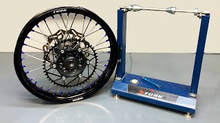 How to Lace and True Dirt Bike Wheels [upl. by Esteban705]