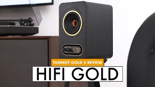 TANNOY STUDIO MONITORS  Powered Speaker Review  TANNOY GOLD 5 REVIEW [upl. by Enecnarf935]