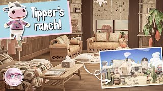 Designing a quaint ranch for Tipper  Happy Home Paradise  Interior amp Exterior Speedbuild  ACNH [upl. by Arihas]