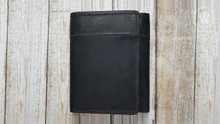 Trifold Wallet  Best for 2018 the Hanks Belts Trifold [upl. by Nabetse]