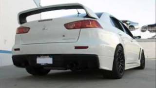 Mitsubishi EVO X A SPEC Full Exhaust system [upl. by Enel]