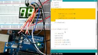 아두이노 강좌  8강3 7 세그먼트 컨트롤하기2자리 컨트롤 심화 [upl. by Namwen525]
