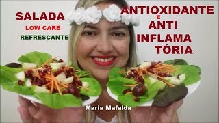 SALADA ANTIOXIDANTE E ANTI INFLAMATÓRIA [upl. by Skipper157]