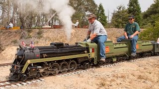 Firing up and running the Canadian National 6060 482 live steam locomotive [upl. by Pavlov]