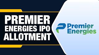 Premier Energies IPO Allotment  How To Check Status Online [upl. by Aleuname]