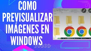 Cómo previsualizar imágenes en Windows [upl. by Ranitta]