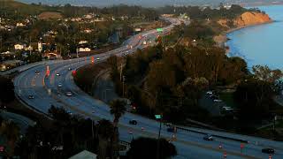 Calming California Highway — White Noise — Ocean View [upl. by Nylhtak194]