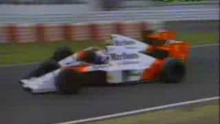 1989 Suzuka GP  Senna vs Prost 2of2 [upl. by Nosduh]