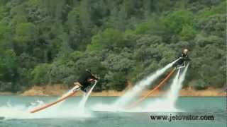 Jetovator Flying waterpowered bike [upl. by Eatnom]