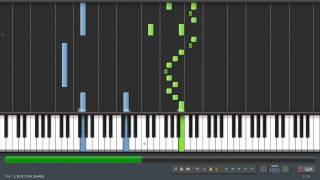 Pachelbel Canon in D  Piano Tutorial Synthesia  Sheet Music amp MIDI [upl. by Dnamron353]