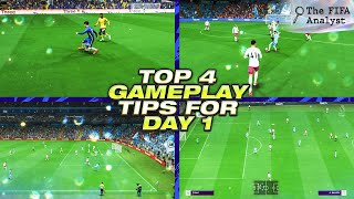 TOP 4 FIFA 22 GAMEPLAY TIPS YOU MUST LEARN FOR DAY ONE 🔥 FIFA 22 Ultimate Team Tutorials amp Tips [upl. by Atiner918]