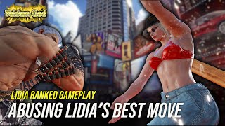 I climbed to Tekken God abusing this 1 move  Lidia Sobieska Ranked [upl. by Okramed634]