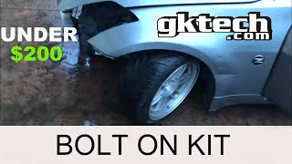 GKTECH’S NEW BUDGET ANGLE KIT 350Z [upl. by Ciardap]