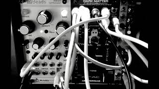 IOM  DIRTY BEAT  2HP RND LOOP  BASTL DARK MATTER  MI BEADS  MICRO MODULAR  32HP [upl. by Avehstab]