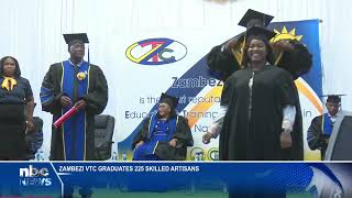 Zambezi VTC graduates 225 skilled artisans  nbc [upl. by Llenahc341]