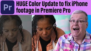 HUGE Color Update to fix iPhone footage in Premiere Pro [upl. by Fablan276]