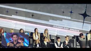 240106 GDA Idol Reaction SEVENTEEN Best Album  38th Golden Disc Awards [upl. by Maxie]