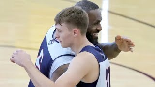 Dukes Cooper Flagg has Team USA camp buzzing after putting on a show against games elite [upl. by Yecak]