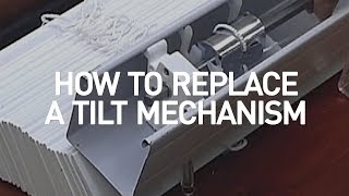 How to Replace a Blind Tilt Mechanism  Blindscom DIY [upl. by Rehpotsyrhc460]