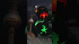 HalloweenNacht in Berlin Die Ampelmännchen haben sich schon verwandelt 🎃👻 [upl. by Etnecniv29]