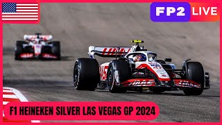 🔴F1 LIVE  2024 LAS VEGAS GP  FP2  Live data  Las Vegas Circuit [upl. by Haelem617]