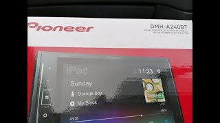 Pioneer DMHA240BT double din radio fitters review amp install tips [upl. by Undry104]