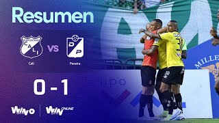 Deportivo Cali vs Pereira resumen  Liga BetPlay Dimayor 2023I  Fecha 1 [upl. by Ulises]