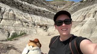 Deans Destination  Drumheller Alberta Dinosaur Horseshoe Canyon Suspension Bridge amp Hoodoos [upl. by Oxley]