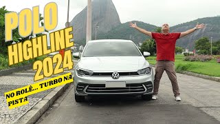 No ROLÊ de carnaval o VW POLO HIGHLINE 2024 MOSTRA a sua FORÇA 170 TSI na PISTA [upl. by Rombert]