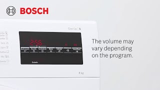 Tumble dryer noises  Bosch Home UK [upl. by Arraic]