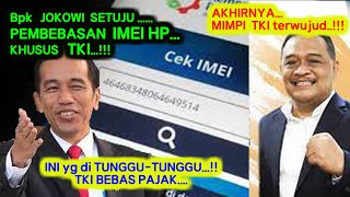 AKHIRNYATKI BEBAS PAJAK IMEI HP dan PAJAK BARANG BAWAAN [upl. by Cilla]