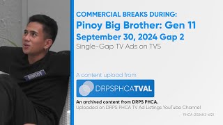 Commercial Breaks of TV5 during Pinoy Big Brother Gen 11  September 30 2024 Gap 2 [upl. by Yeaton]