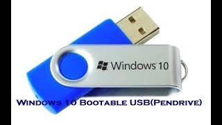 How To Boot Windows 10 In Pendrive [upl. by Ainelec]