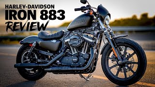 HarleyDavidson Iron 883 Review  Classic Cruiser with Modern Attitude HarleyDavidson Iron883 [upl. by Torp]