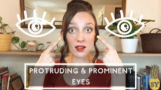 MAKEUP FOR PROTRUDING EYES  How to balance your eye shape if you have prominent eyes [upl. by Craig]