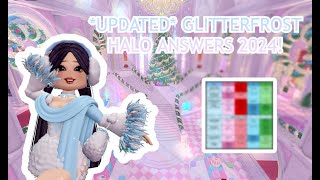 UPDATED GLITTER FOST HALO 2024 Answers Royale High Roblox [upl. by Ivah]