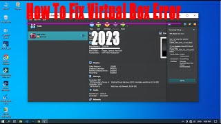 HOW TO FIX VIRTUALBOX ERROR  NOT IN A HYPERVISOR PARTITION HVP 0  100 FIX Adityagaming983 [upl. by Ellinej]
