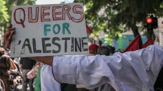 ‘Queers for Palestine’ receive a ‘reality check’ following social media post [upl. by Atirb224]