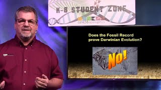 Genesis Apologetics K8 Student ZoneRefuting Evolution Part 3 The Fossil Record 68 Grade [upl. by Marabel]