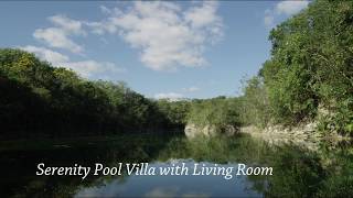 Serenity Pool Villa with Living Room – Banyan Tree Mayakoba [upl. by Suolkcin74]