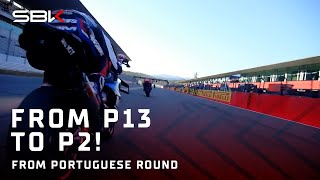 BAUTISTA’S EPIC COMEBACK onboard as Bautista goes from P13 to P2 🥈  2024 PortugueseWorldSBK 🇵🇹 [upl. by Turmel]