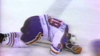 Bill McCreary flattens Gretzky [upl. by Beauvais692]