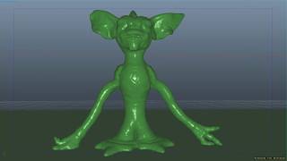 RealFlow OpenGL Test Render  Melting Gremlin [upl. by Soloman977]