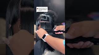 Gorgeous silk press and layers silkpress haircare tutorial [upl. by Yatnoed]