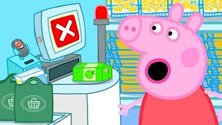 The Grocery Shop SelfCheckout 🛒  Peppa Pig Tales Full Episodes [upl. by Lurline]