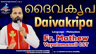 Fr Mathew Vayalamannil CST l ദൈവകൃപ l Daivakripa l Malayalam Retreat l Jaipur Diocese l Skrc [upl. by Ailehpo]