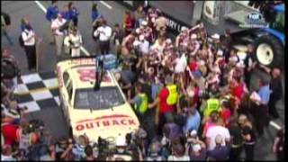 Ryan Newman Wins A Wild Green White Checker Finish Martinsville Cup NSCS 2012mpg [upl. by Meelak]