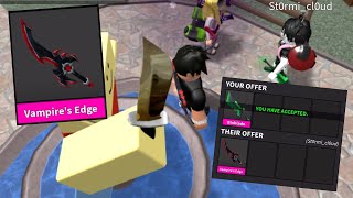 I TRADED BIOBLADE FOR VAMPIRE’S EDGE  Roblox MM2 [upl. by Alayne]