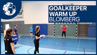 Goalkeeper Warm Up  Handballtraining  Björn Piontek  Handball inspires Blomberg deutschenglish [upl. by Talyah]